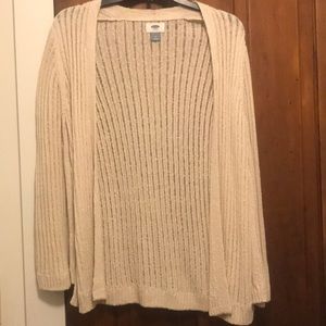 NWOT Old Navy Cream Cardigan
